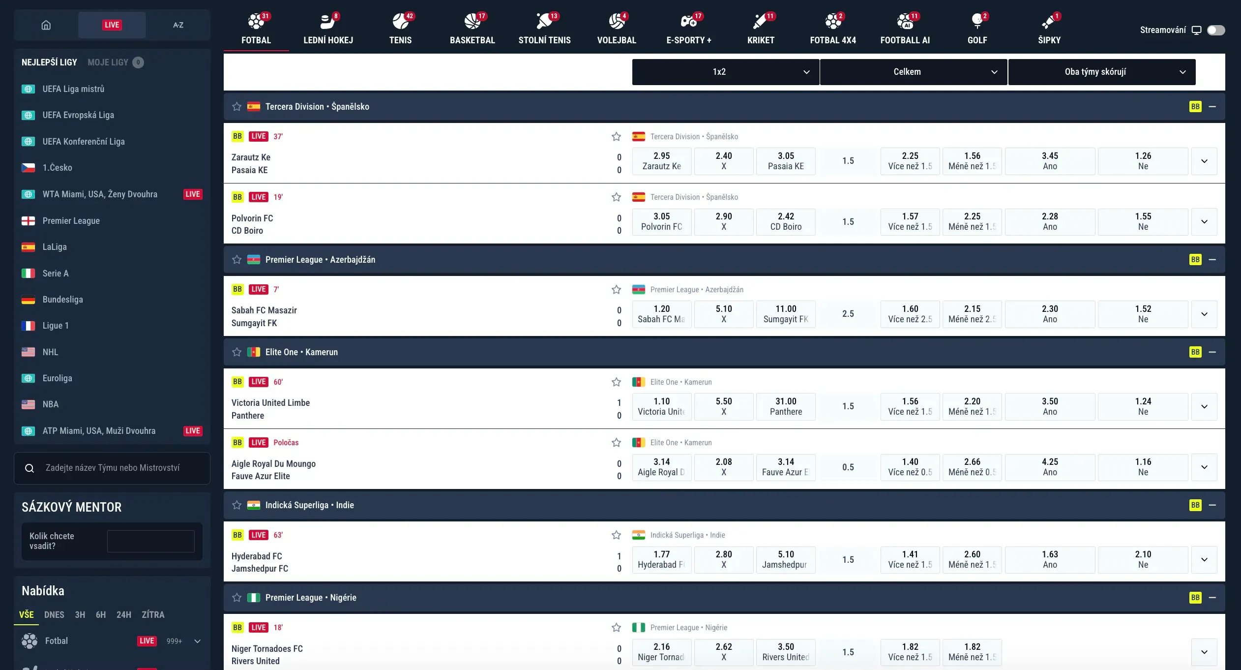 Sázková stránka Rabona